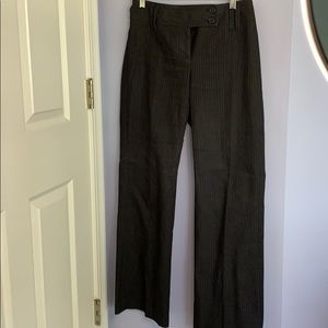 Black striped dress plans